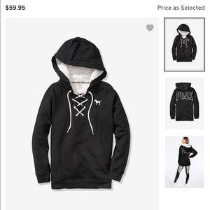 Sherpa pullover hoodie